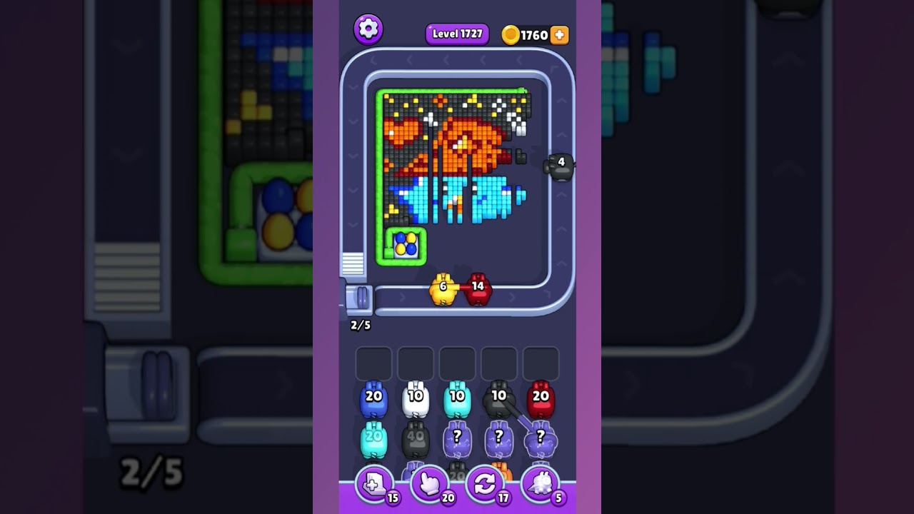 Pixel Flow Level 1727