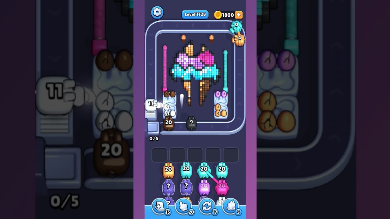 Pixel Flow Level 1728