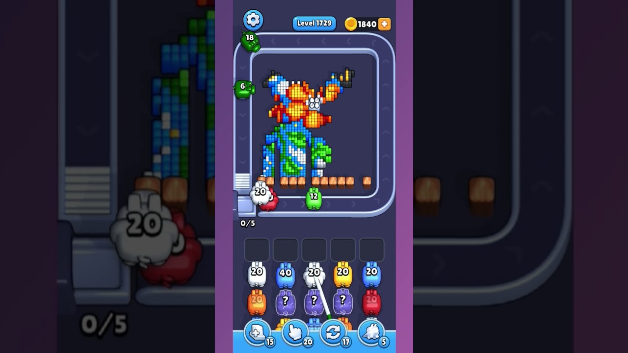 Pixel Flow Level 1729