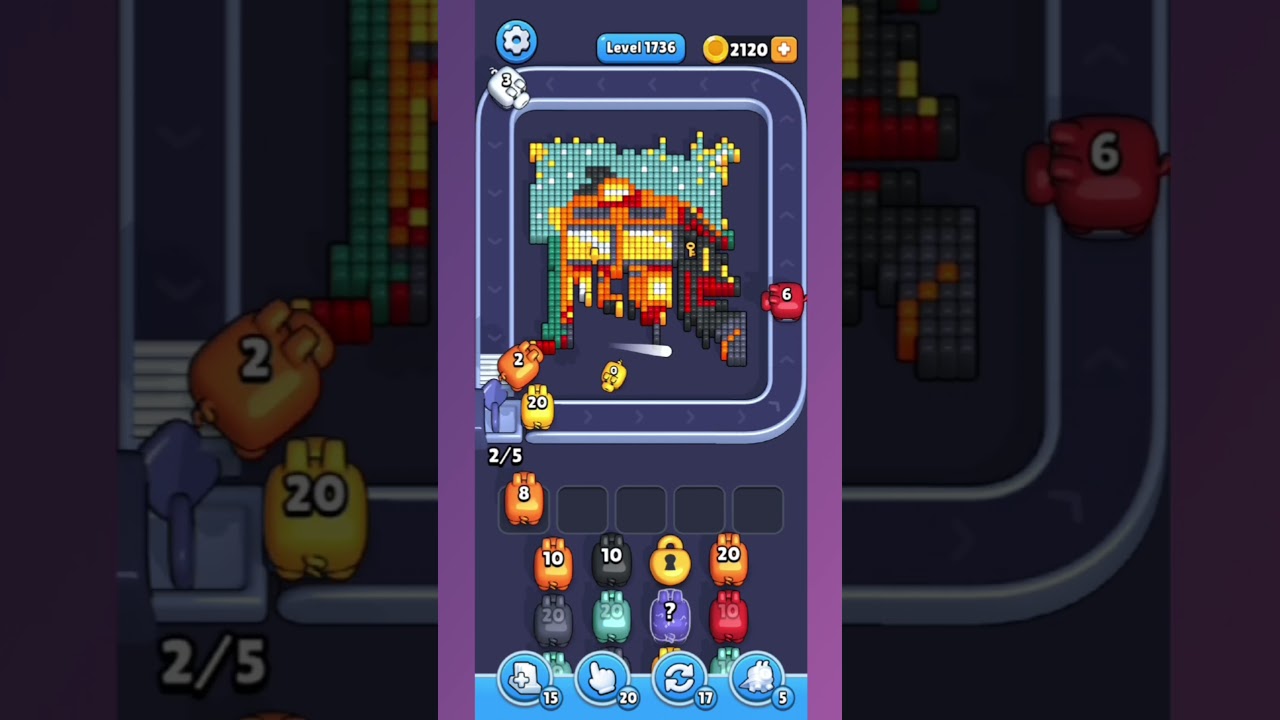 Pixel Flow Level 1736