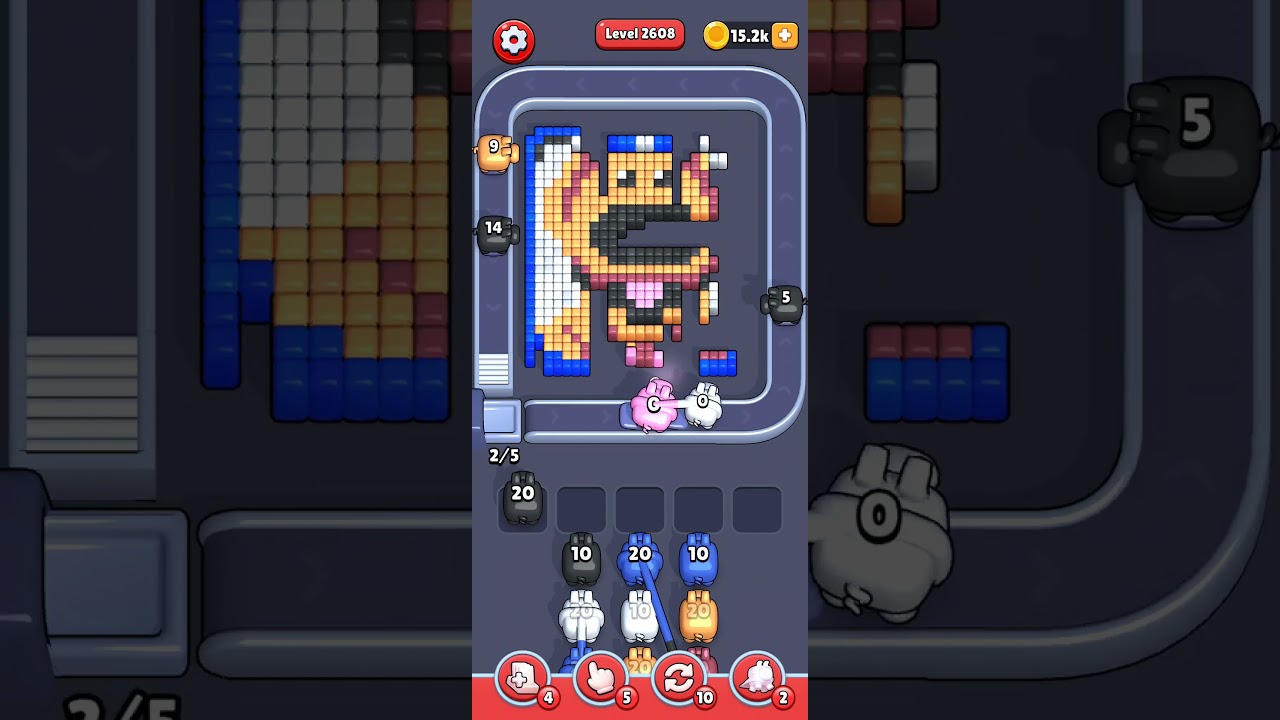 Pixel Flow Level 2608
