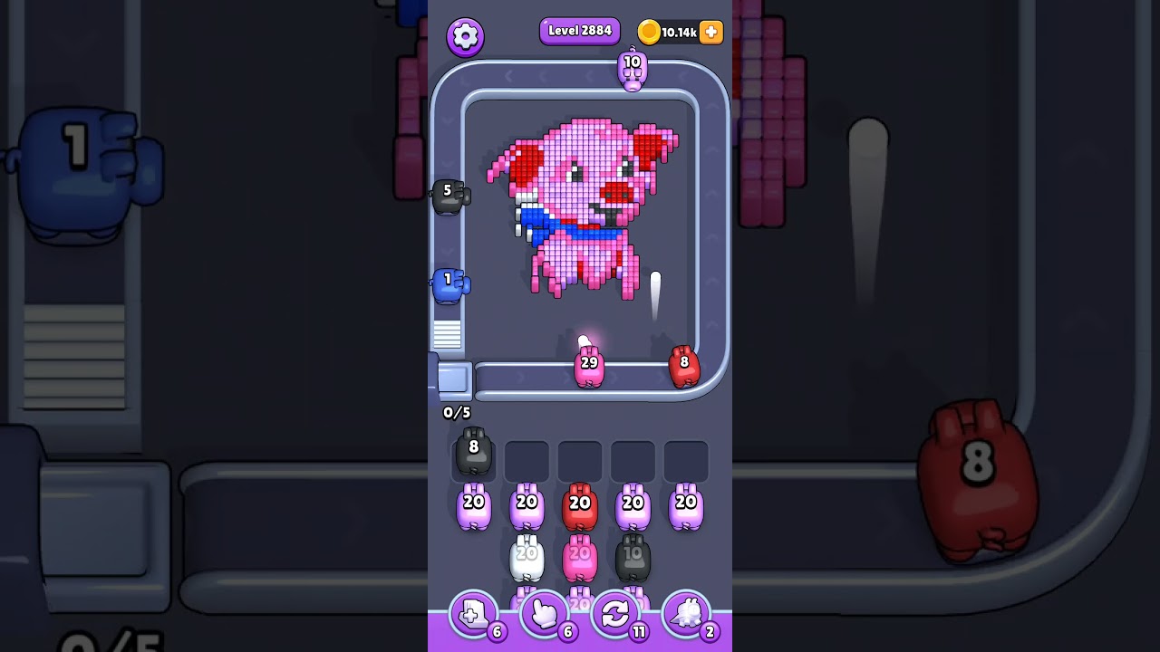 Pixel Flow Level 2884