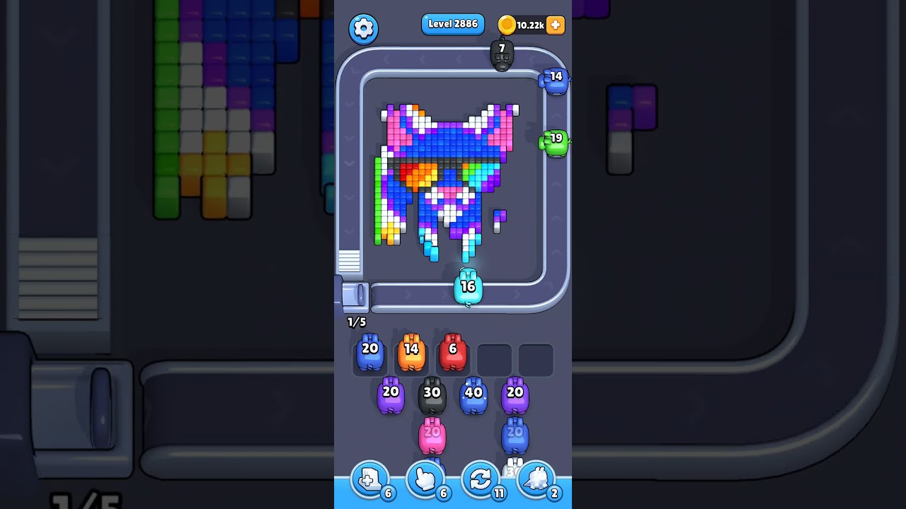 Pixel Flow Level 2886