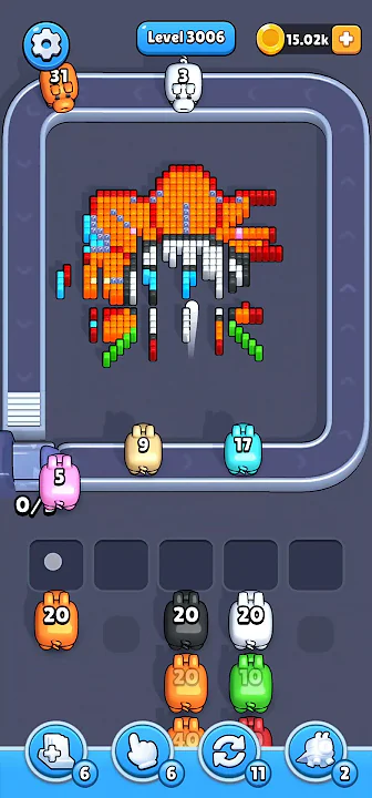 Pixel Flow Level 3006
