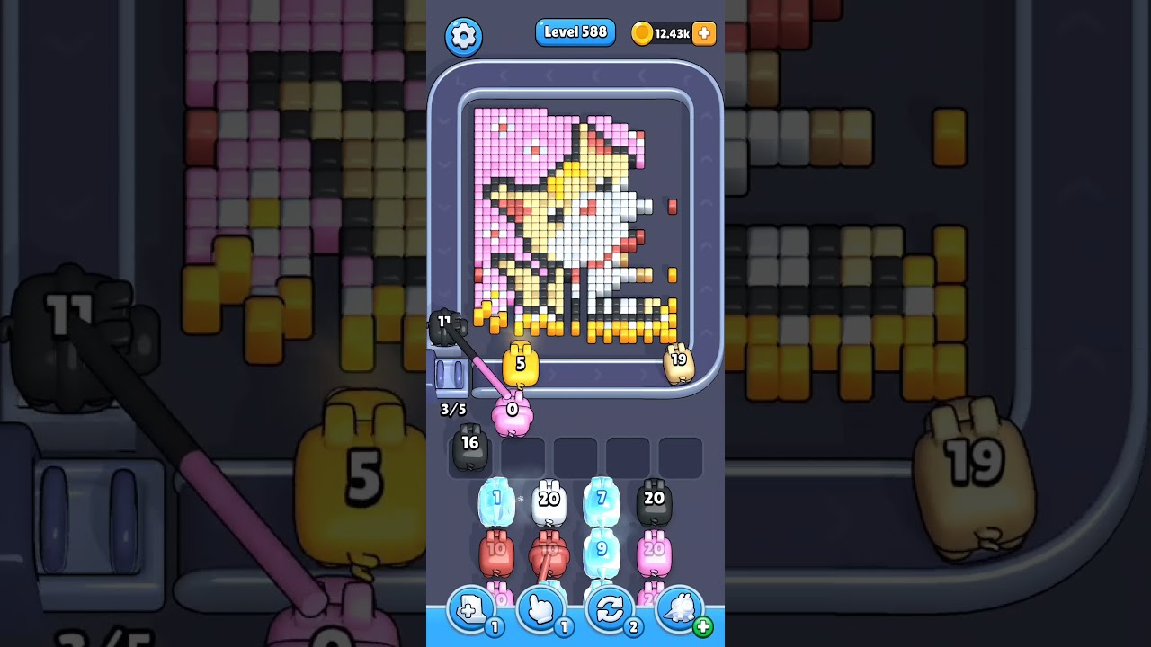 Pixel Flow Level 588