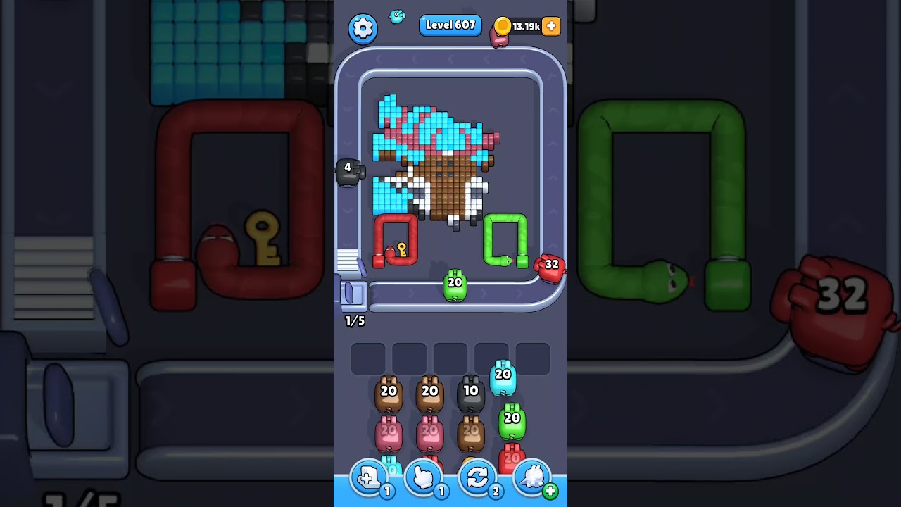 Pixel Flow Level 607