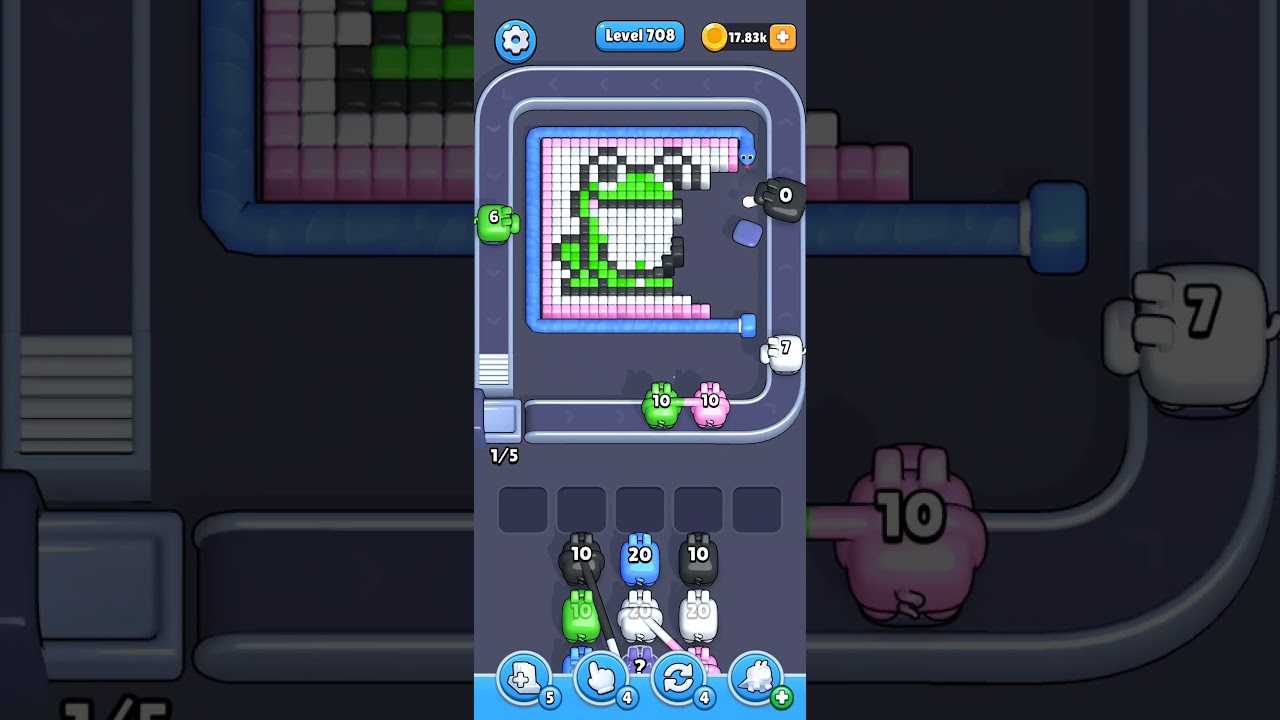 Pixel Flow Level 708